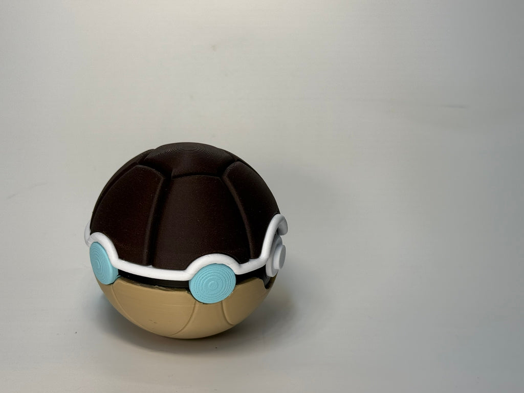 #0007 Squirtle – 3D Printed Creature Character Ball image 2