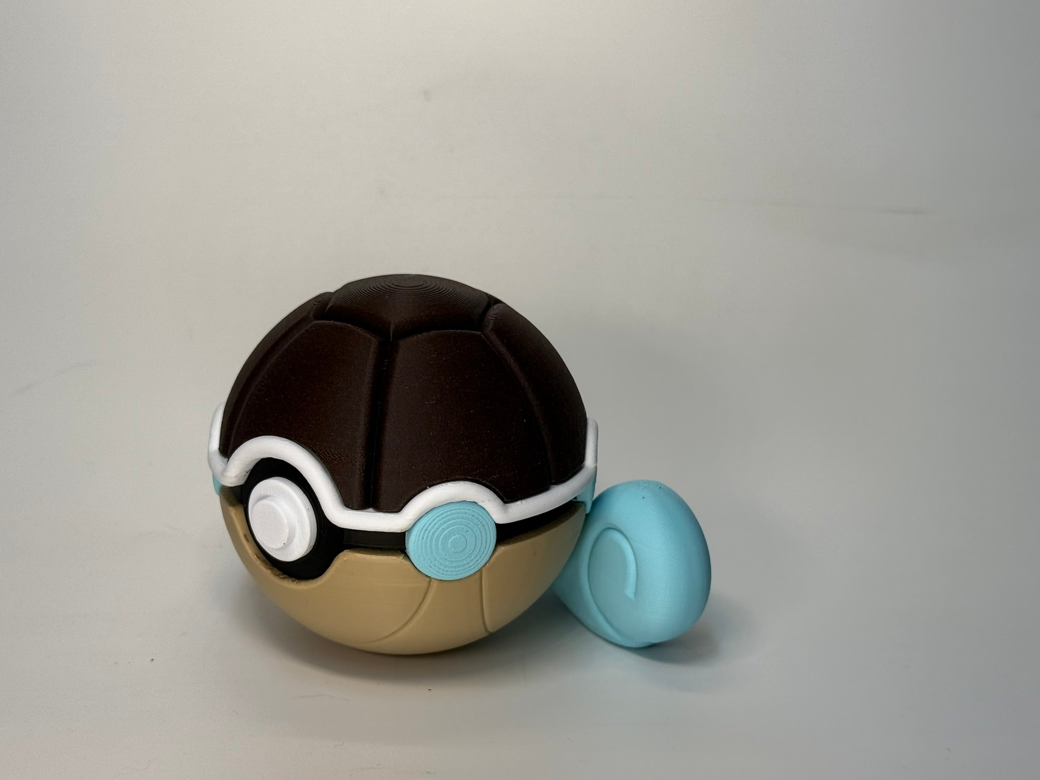 #0007 Squirtle – 3D Printed Creature Character Ball image 3
