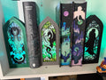 Stained Glass Window Book Nook – Enchanted Library LED Light